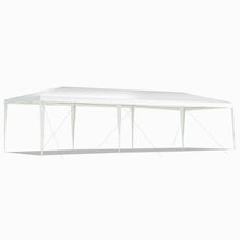 Load image into Gallery viewer, Gymax 10' x 30' Outdoor Gazebo Canopy Wedding Party Patio Tent White