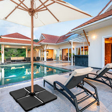 Load image into Gallery viewer, Gymax 4 Cantilever Offset Umbrella Base Weight Stand Water/Sand Filled