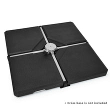 Load image into Gallery viewer, Gymax 4 Cantilever Offset Umbrella Base Weight Stand Water/Sand Filled