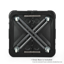 Load image into Gallery viewer, Gymax Patio Umbrella Stand Base Weight 4 Wheels W/Cross Base Black