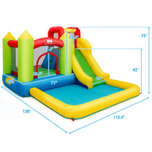 Load image into Gallery viewer, Gymax Outdoor Inflatable Bounce House Water Slide Climb Bouncer Pool