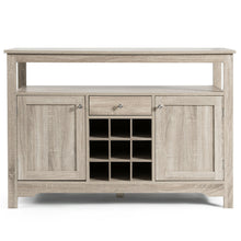 Load image into Gallery viewer, Gymax Buffet Server Sideboard Wine Cabinet Console Table Grey Home