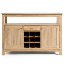 Load image into Gallery viewer, Gymax Buffet Server Wine Cabinet Console Table Dining Room Natural