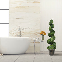 Load image into Gallery viewer, Gymax 4FT Artificial Boxwood Spiral Tree Faux Tree W/Realistic Leaves Indoor Outdoor