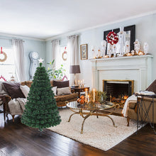 Load image into Gallery viewer, Gymax 5Ft Pre-lit Optical Fiber Christmas Tree w/ Colorful LED Lights Stand