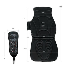 Load image into Gallery viewer, Gymax Vibration Massage Car Seat Cushion Back Massager w/ 10 Vibrating Motors