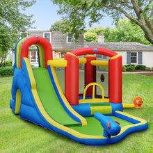Load image into Gallery viewer, Gymax Inflatable Bounce House Slide Splash Pool Climbing Wall Park w/ Blower