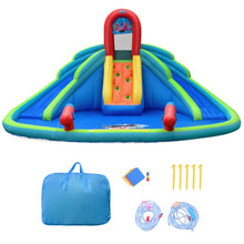 Load image into Gallery viewer, Gymax Inflatable Bounce House Water Park w/ Splash Pool Dual Slides Climbing Wall