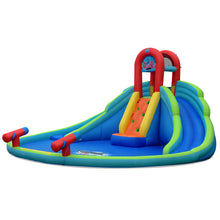 Load image into Gallery viewer, Gymax Inflatable Bounce House Dual Slide Climbing Wall Splash Pool w/ Blower