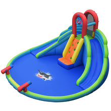 Load image into Gallery viewer, Gymax Inflatable Bounce House Water Park w/ Splash Pool Dual Slides Climbing Wall
