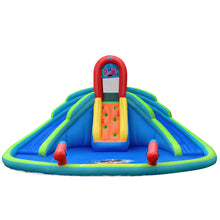 Load image into Gallery viewer, Gymax Inflatable Bounce House Dual Slide Climbing Wall Splash Pool w/ Blower