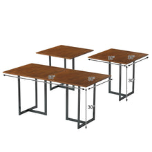 Load image into Gallery viewer, Gymax Rectangular Dining Table w/ Wooden Top Metal Frame Kitchen Dining Room 60''