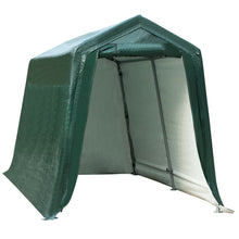 Load image into Gallery viewer, Gymax 7'x12' Patio Tent Carport Storage Shelter Shed Car Canopy Heavy Duty Green