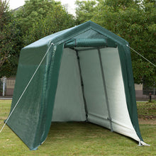 Load image into Gallery viewer, Gymax 7'x12' Patio Tent Carport Storage Shelter Shed Car Canopy Heavy Duty Green