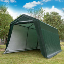 Load image into Gallery viewer, Gymax 10'x10' Patio Tent Carport Storage Shelter Shed Car Canopy Heavy Duty Green