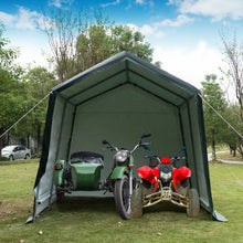 Load image into Gallery viewer, Gymax 10'x10' Patio Tent Carport Storage Shelter Shed Car Canopy Heavy Duty Green