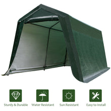 Load image into Gallery viewer, Gymax 10'x10' Patio Tent Carport Storage Shelter Shed Car Canopy Heavy Duty Green