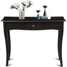 Load image into Gallery viewer, Gymax Wooden Console Table Hallway Entryway Side Sofa Accent Storage Drawer Black