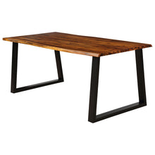 Load image into Gallery viewer, Gymax Rectangular Acacia Wood Dining Table Rustic Indoor &Outdoor Furniture