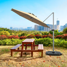 Load image into Gallery viewer, Gymax 11Ft Patio Offset Hanging Cantilever Umbrella w/ 360¡ã Tilt Base