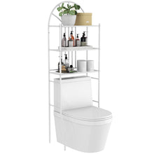 Load image into Gallery viewer, Gymax Bathroom 3-Tier Metal Storage Rack Over the Toilet Space Saver White
