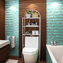 Load image into Gallery viewer, Gymax Bathroom 3-Tier Metal Storage Rack Over the Toilet Space Saver White