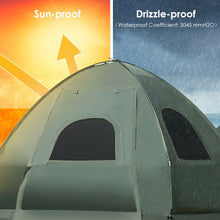 Load image into Gallery viewer, Gymax 2-Person Compact Portable Pop-Up Tent/Camping Cot w/ Air Mattress & Sleeping Bag
