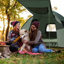 Load image into Gallery viewer, Gymax 2-Person Compact Portable Pop-Up Tent/Camping Cot w/ Air Mattress & Sleeping Bag