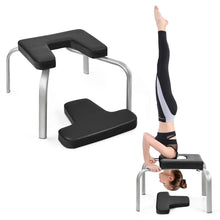 Load image into Gallery viewer, Gymax Yoga Headstand Bench Iron Legs w/ PVC Pads for Family Gym Relieve Fatigue