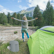 Load image into Gallery viewer, Gymax Portable Travel Toilet Indoor Outdoor W/Paper Holder Camping Hiking Boating