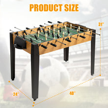 Load image into Gallery viewer, Gymax 48'' Competition Sized Wooden Soccer Foosball Table Home Recreation Adults & Kids