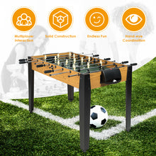 Load image into Gallery viewer, Gymax 48'' Competition Sized Wooden Soccer Foosball Table Home Recreation Adults & Kids