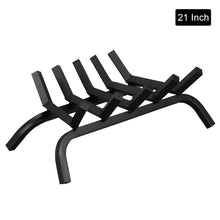 Load image into Gallery viewer, Gymax 21'' Iron Fireplace Log Grate 3/4'' Heavy Duty Steel Firewood Burning Rack