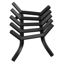 Load image into Gallery viewer, Gymax 21'' Iron Fireplace Log Grate 3/4'' Heavy Duty Steel Firewood Burning Rack