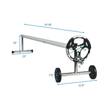 Load image into Gallery viewer, Gymax 18 Ft Pool Cover Reel Set Aluminum In-ground Swimming Pool Solar Cover Reel