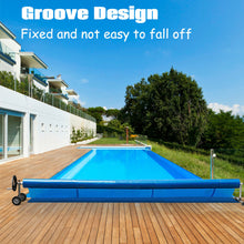 Load image into Gallery viewer, Gymax 18 Ft Pool Cover Reel Set Aluminum In-ground Swimming Pool Solar Cover Reel