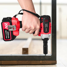Load image into Gallery viewer, Gymax 20V Cordless Impact Wrench Brushless w/ 4.0 AH Battery Fast Charger Sockets Bag