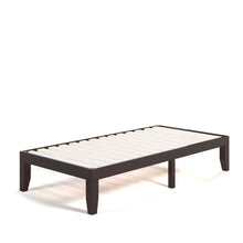 Load image into Gallery viewer, Gymax 14'' Twin Size Wooden Platform Bed Frame w/ Strong Slat Support