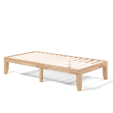 Load image into Gallery viewer, Gymax 14'' Twin Size Wooden Platform Bed Frame w/ Strong Slat Support