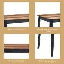 Load image into Gallery viewer, Gymax Mid Century Modern Rectangular Dining Room Table w/ Solid Wooden Legs Walnut