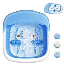 Load image into Gallery viewer, Gymax Foldable Foot Spa Bath Motorized Massager w/ Heat Bubble Red Light Stress Relief