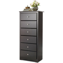 Load image into Gallery viewer, Gymax 6 Drawer Chest Dresser Clothes Storage Bedroom Tall Furniture Cabinet Brown