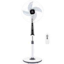 Load image into Gallery viewer, Gymax 16'' Adjustable Pedestal Fan w/ 4 Blades 3 Speeds 3 Modes Remote Control