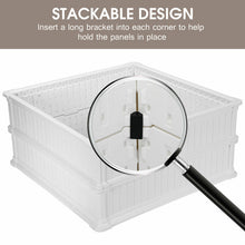 Load image into Gallery viewer, Gymax 4 Pcs 48.5'' Raised Garden Bed Square Plant Box Planter Flower Vegetable White
