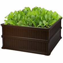 Load image into Gallery viewer, Gymax 2 Pcs 48.5'' Raised Garden Bed Square Plant Box Planter Flower Vegetable Brown