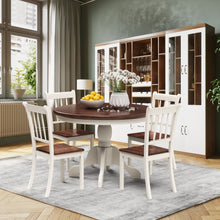 Load image into Gallery viewer, Gymax 4PCS Wooden Dining Side Chair High Back Armless Home Furniture White