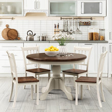 Load image into Gallery viewer, Gymax 4PCS Wooden Dining Side Chair High Back Armless Home Furniture White
