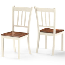 Load image into Gallery viewer, Gymax 4PCS Wooden Dining Side Chair High Back Armless Home Furniture White
