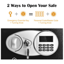 Load image into Gallery viewer, Gymax Security Safe Box 2-Layer Cabinet Safe w/Electronic Digital Keypad Deposit Box