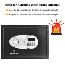 Load image into Gallery viewer, Gymax Security Safe Box 2-Layer Cabinet Safe w/Electronic Digital Keypad Deposit Box